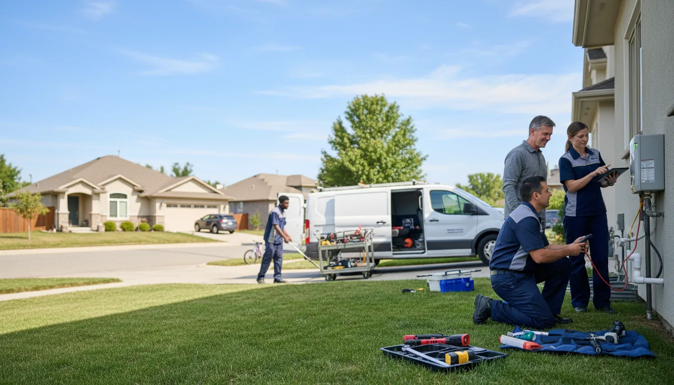 Tankless water heater service in Josephine, TX